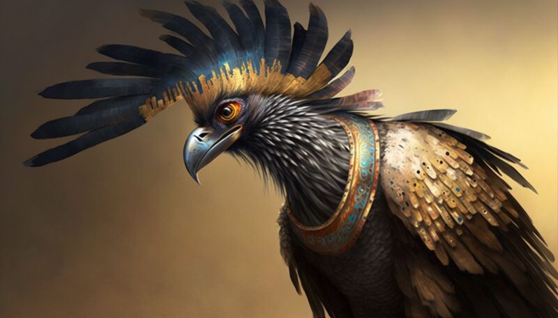 Mythological African Bird