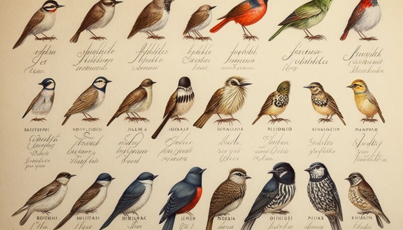 Keep track of the birds you have seen to help guide your way